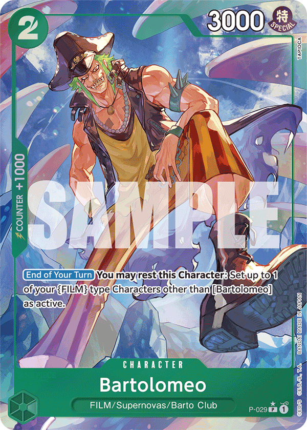 P-029 | P | CHARACTER Bartolomeo Parallel