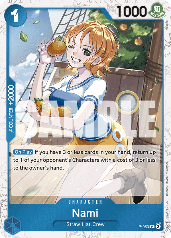 P-053 | P | CHARACTER Nami Jolly Rodger Foil
