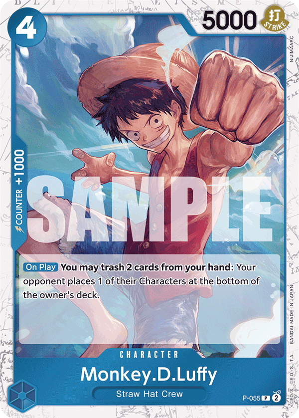 P-055 | P | CHARACTER Monkey.D.Luffy Jolly Rodger Foil