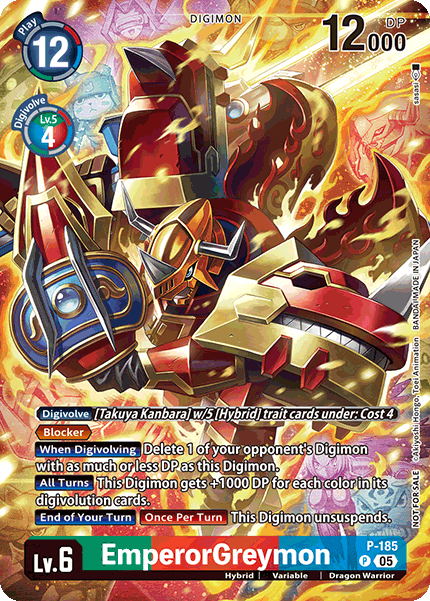 World Convergence P-185 EmperorGreymon