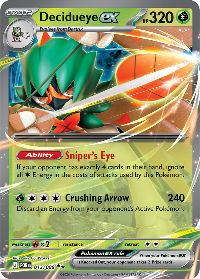 Mega Evolution - Perfect Order 012/088 Decidueye ex