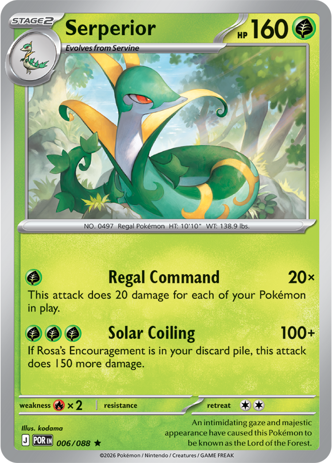 Mega Evolution - Perfect Order 006/088 Serperior Holo
