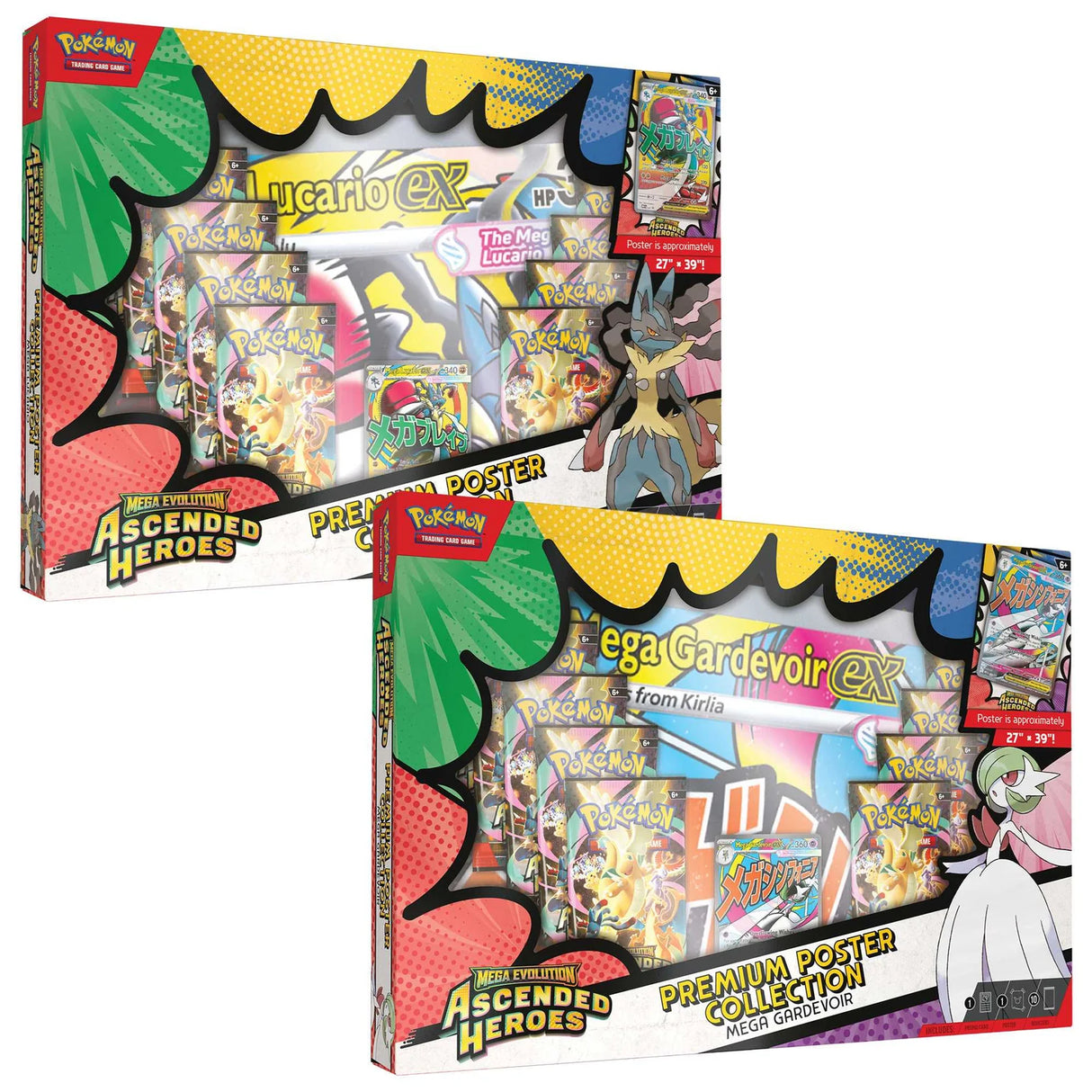 Pokémon TCG: Mega Evolution Ascended Heroes - Premium Poster Collection - Assortment