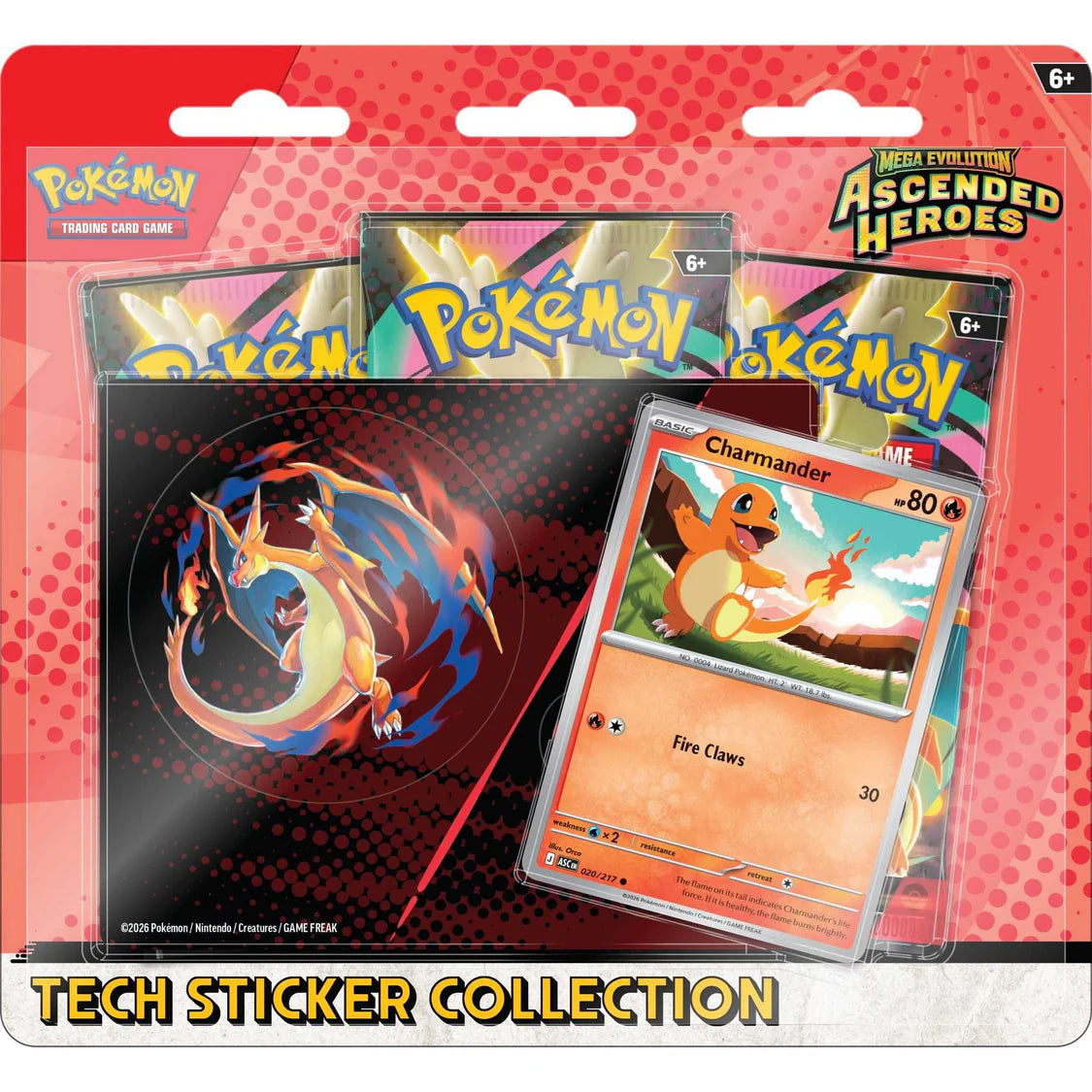 Pokémon TCG: Mega Evolution Ascended Heroes - Tech Sticker Collection - Assorted
