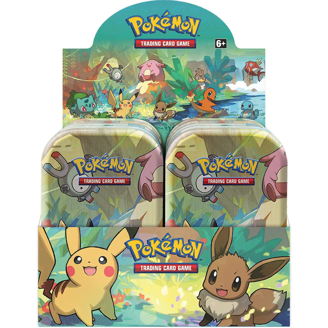 Pokémon TCG: Kanto Friends Mini Tin Case of 10 (2025 Reprint)