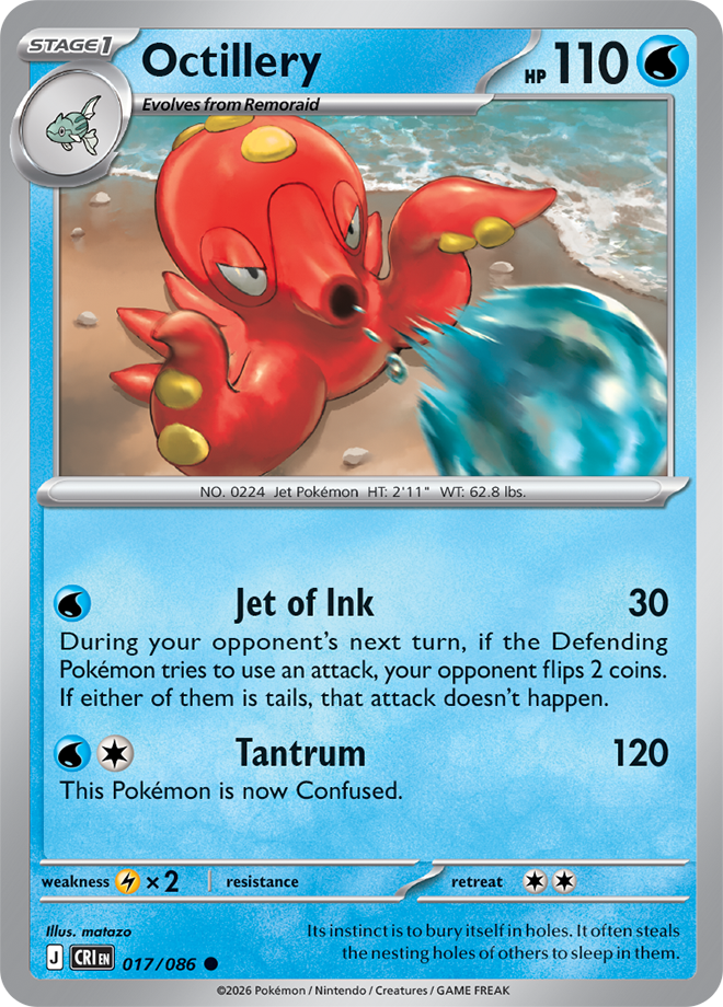 Mega Evolution - Chaos Rising 017/086 Octillery
