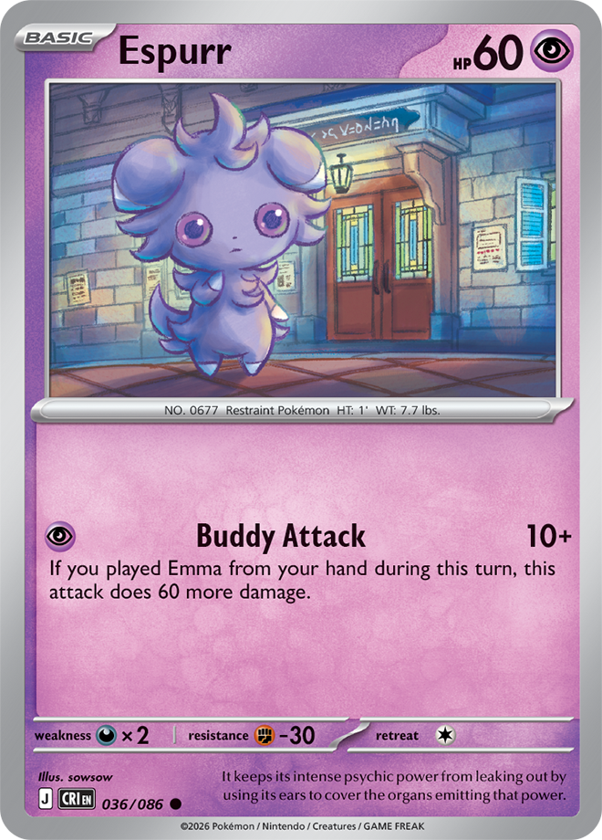Mega Evolution - Chaos Rising 036/086 Espurr