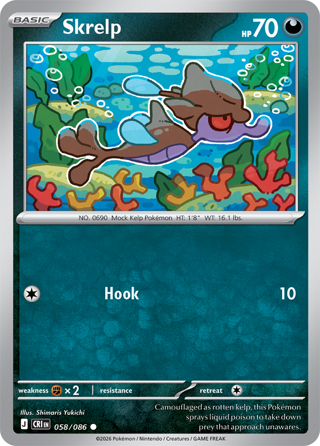 Mega Evolution - Chaos Rising 058/086 Skrelp