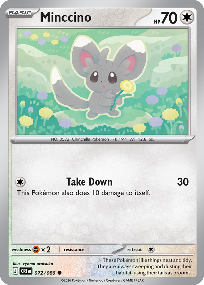 Mega Evolution - Chaos Rising 072/086 Minccino
