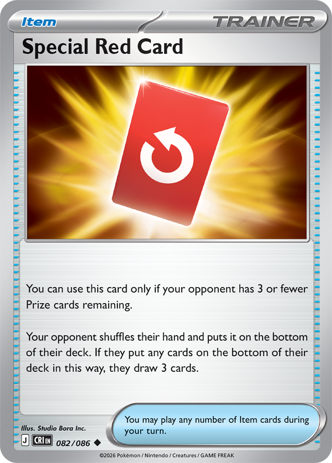 Mega Evolution - Chaos Rising 082/086 Special Red Card