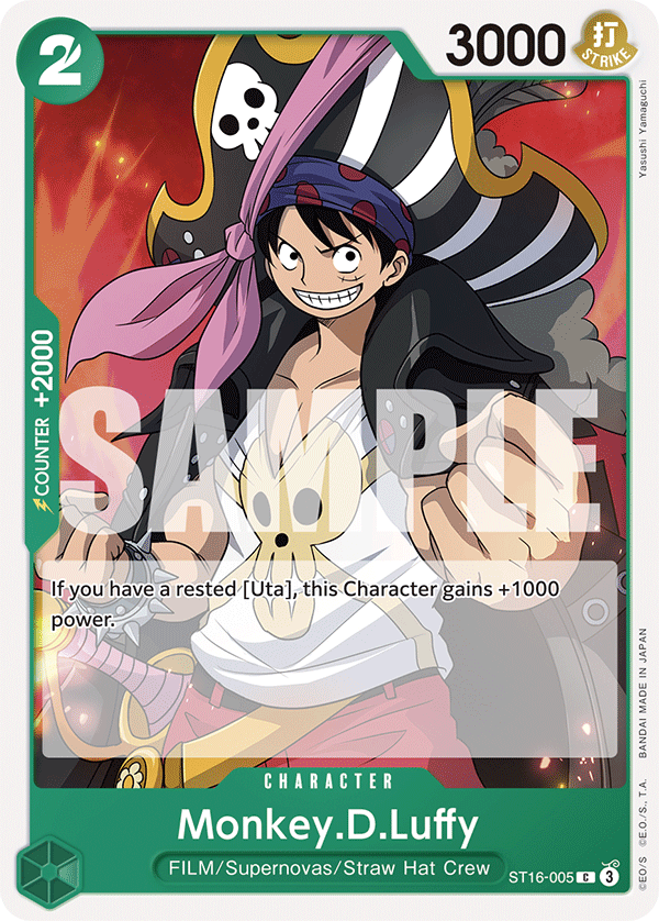 ST16-005 CHARACTER Monkey.D.Luffy
