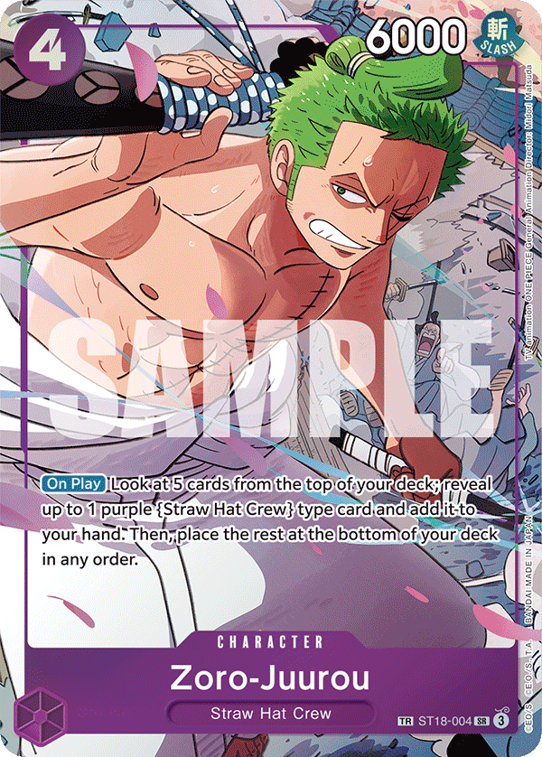 ST18-004 | SR | CHARACTER Zoro-Juurou