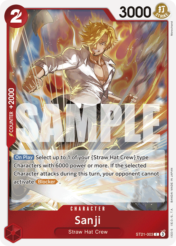 ST21-003 CHARACTER Sanji