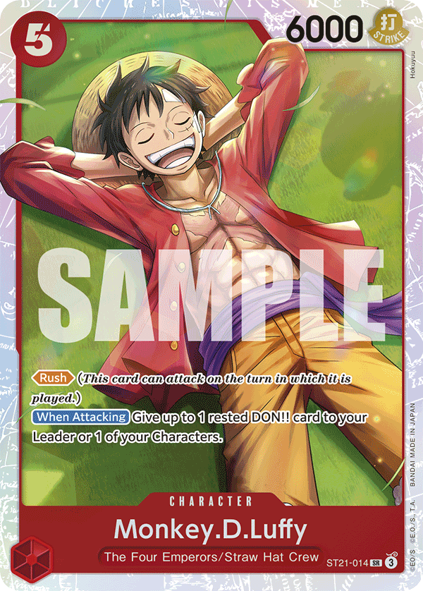 ST21-014 CHARACTER Monkey.D.Luffy