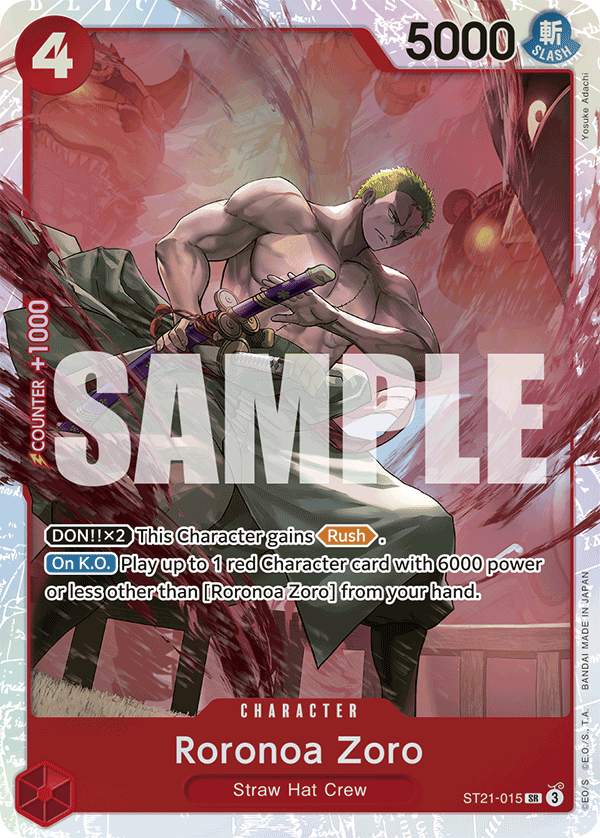 ST21-015 CHARACTER Roronoa Zoro