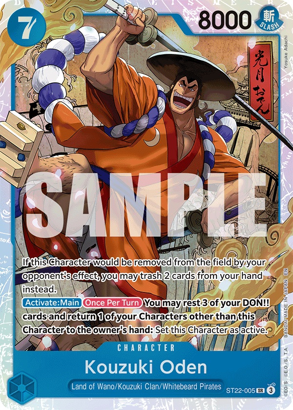 ST22-005 CHARACTER Kouzuki Oden