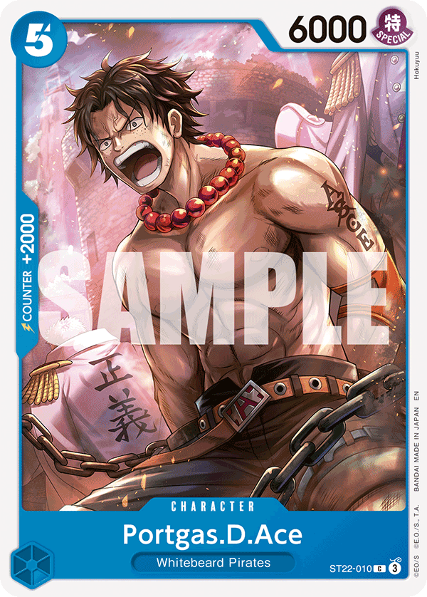 ST22-010 CHARACTER Portgas.D.Ace