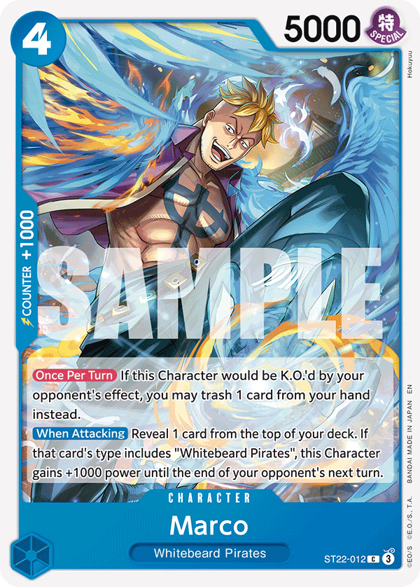 ST22-012 CHARACTER Marco