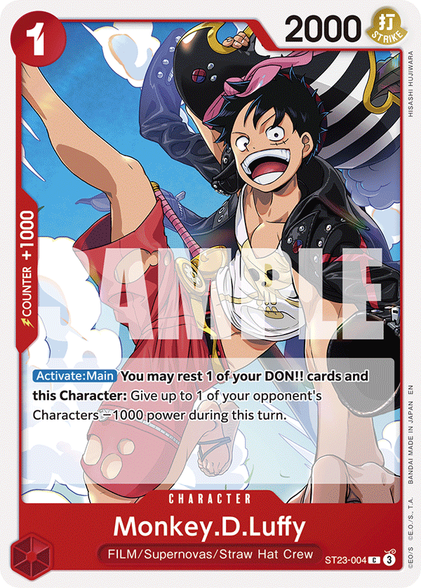 ST23-004 CHARACTERS Monkey.D.Luffy