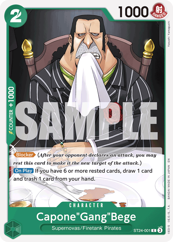 ST24-001 CHARACTER Capone"Gang"Bege