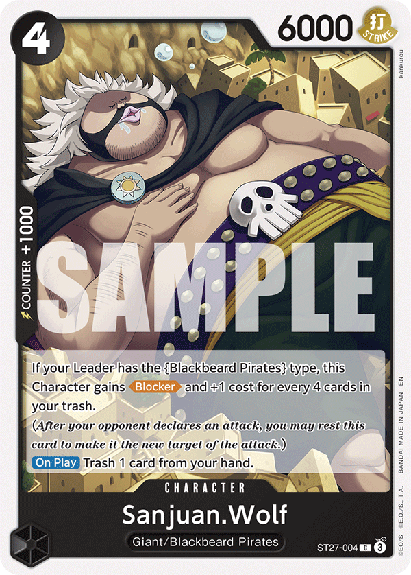 ST27-004 CHARACTER Sanjuan.Wolf