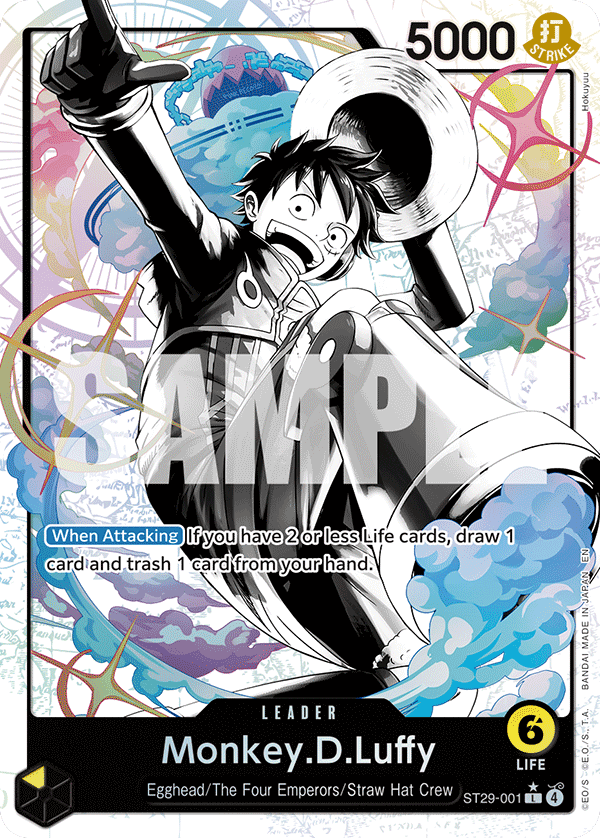 ST29-001 LEADER Monkey.D.Luffy Parallel