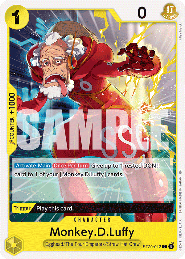 ST29-012 CHARACTER Monkey.D.Luffy