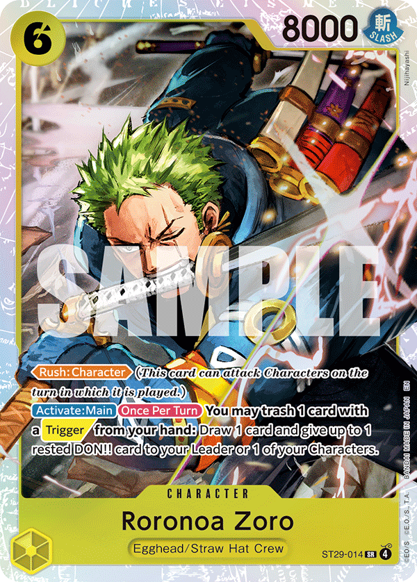 ST29-014 CHARACTER Roronoa Zoro