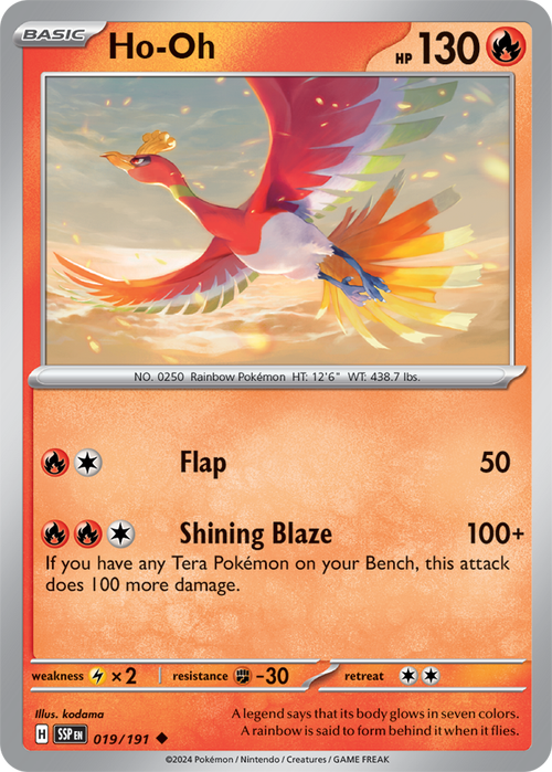 Scarlet & Violet Surging Sparks 019/191 Ho-Oh