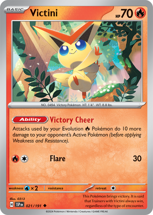 Scarlet & Violet Surging Sparks 021/191 Victini