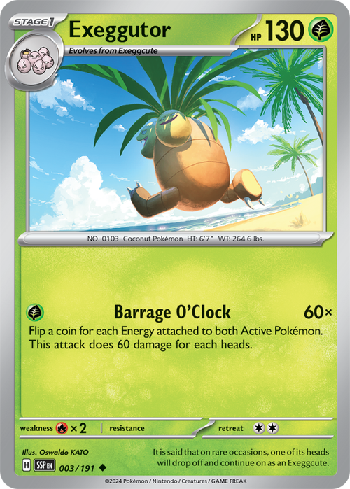 Scarlet & Violet Surging Sparks 003/191 Exeggutor