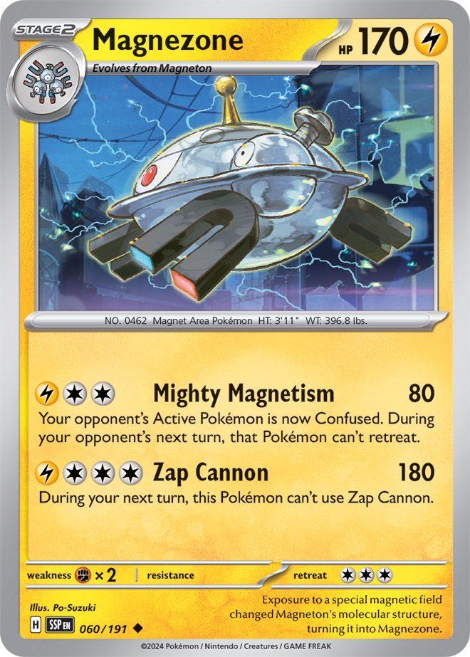 Scarlet & Violet Surging Sparks 060/191 Magnezone Reverse Holo