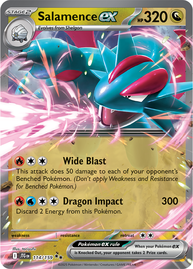 Scarlet & Violet Journey Together 114/159 Salamence ex