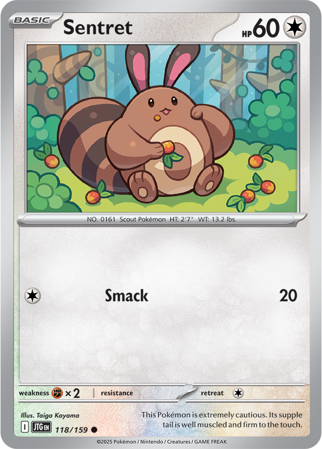 Scarlet & Violet Journey Together 118/159 Sentret Reverse Holo