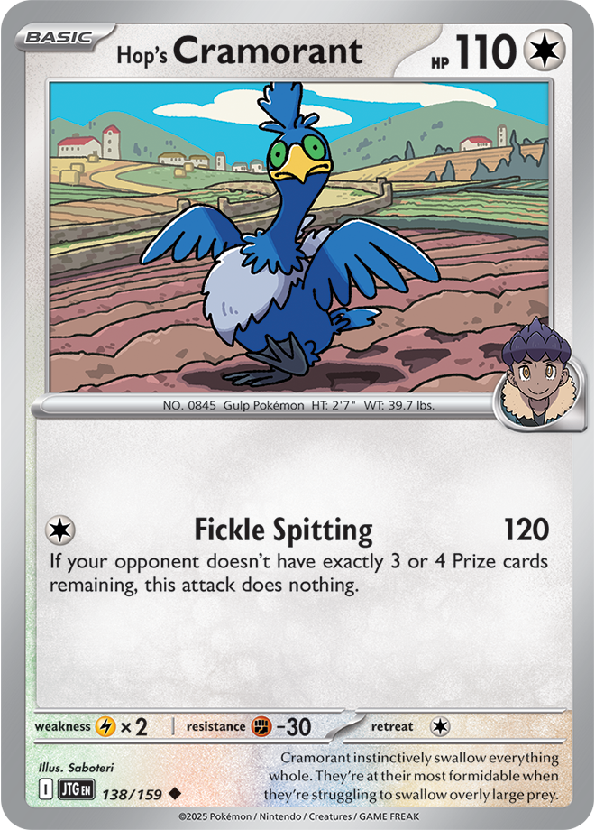 Scarlet & Violet Journey Together 138/159 Hop’s Cramorant