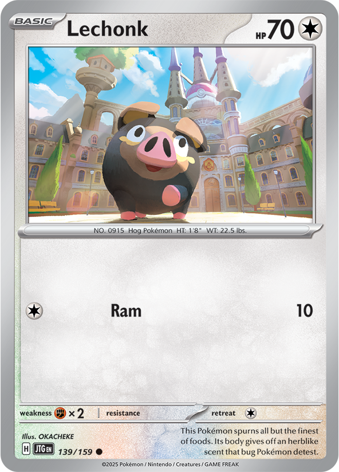 Scarlet & Violet Journey Together 139/159 Lechonk