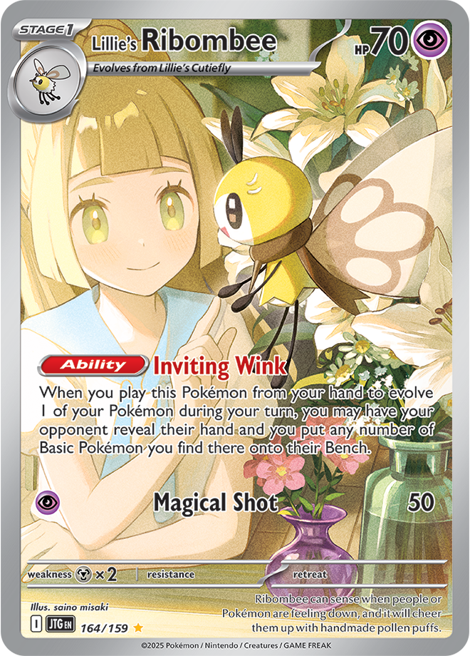 Scarlet & Violet Journey Together 164/159 Lillie’s Ribombee