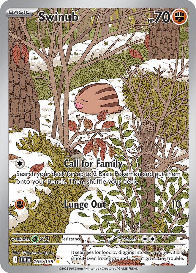 Scarlet & Violet Journey Together 165/159 Swinub