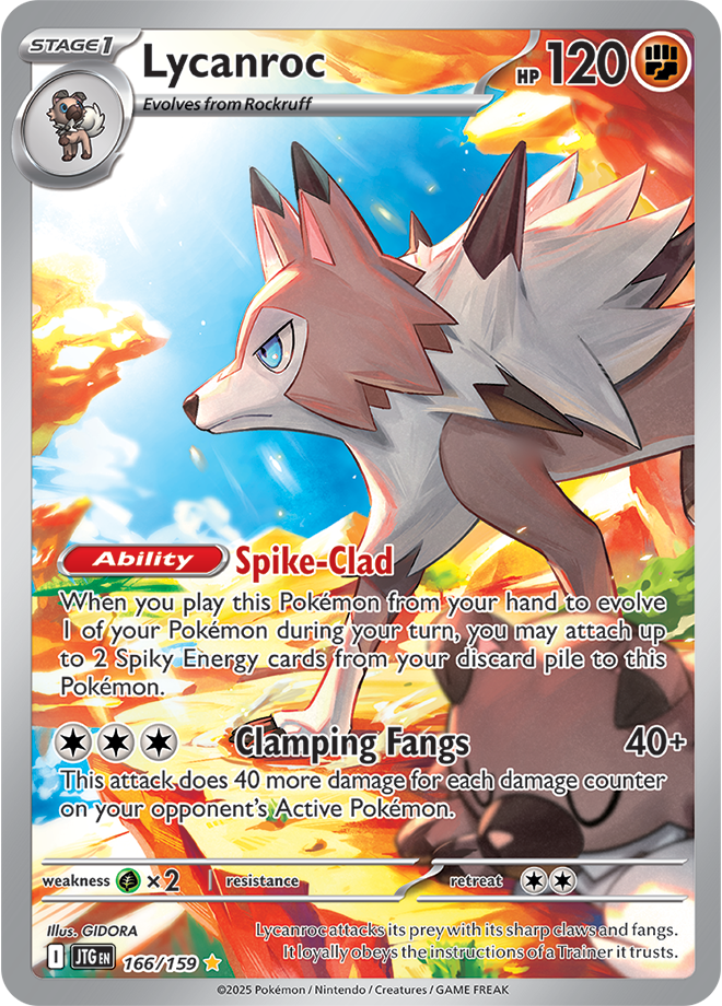 Scarlet & Violet Journey Together 166/159 Lycanroc
