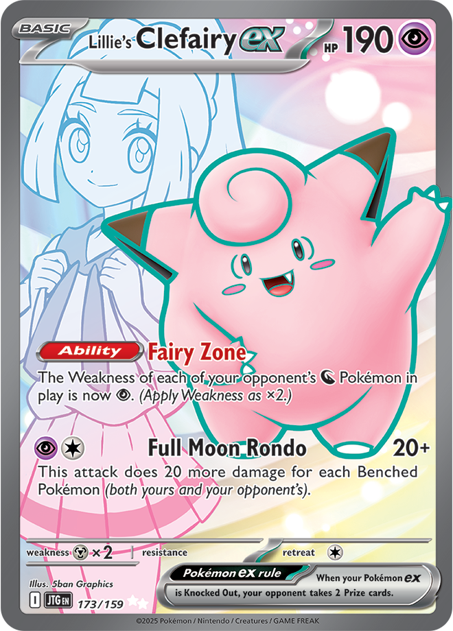 Scarlet & Violet Journey Together 173/159 Lillie’s Clefairy ex