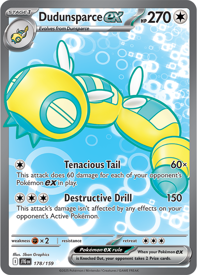 Scarlet & Violet Journey Together 178/159 Dudunsparce ex