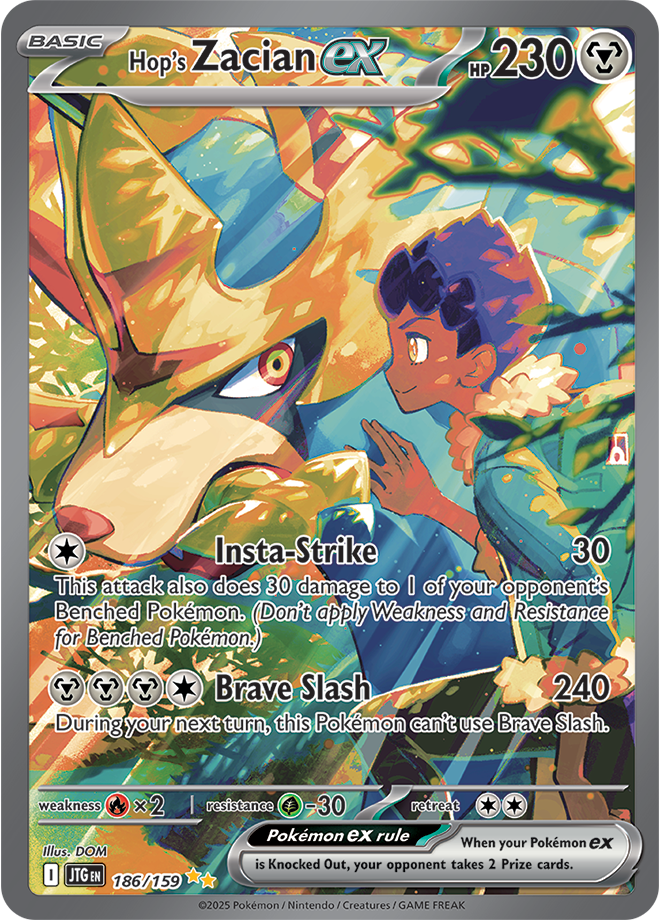 Scarlet & Violet Journey Together 186/159 Hop’s Zacian ex