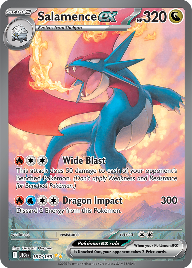 Scarlet & Violet Journey Together 187/159 Salamence ex