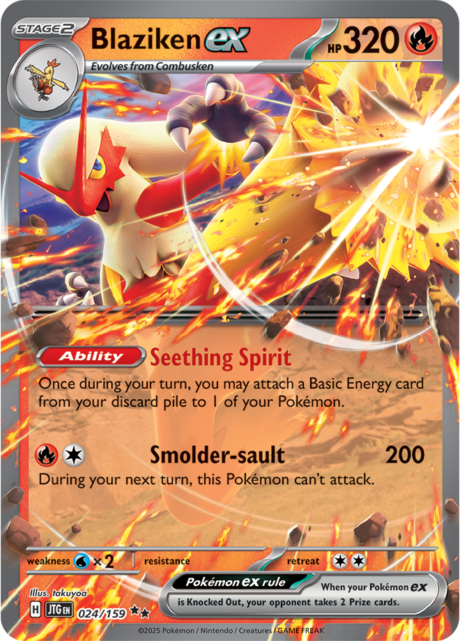 Scarlet & Violet Journey Together 024/159 Blaziken ex