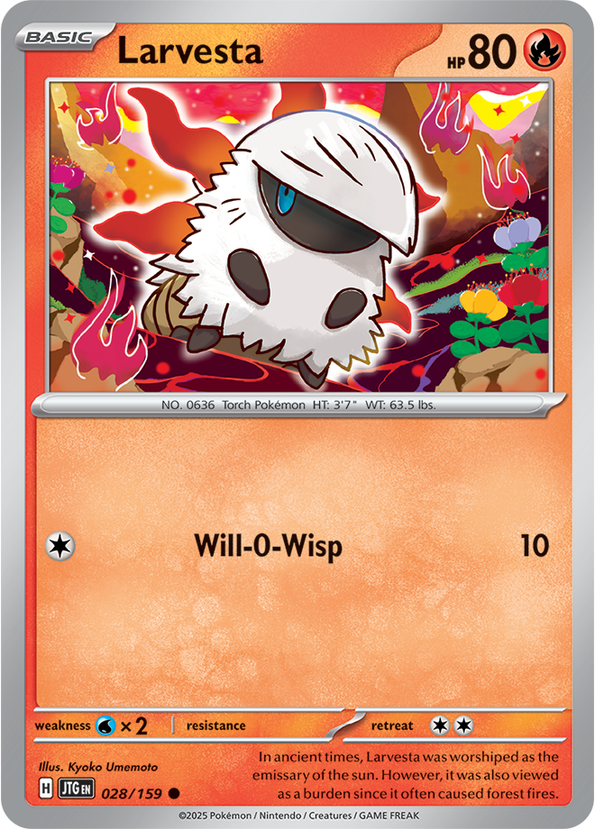 Scarlet & Violet Journey Together 028/159 Larvesta