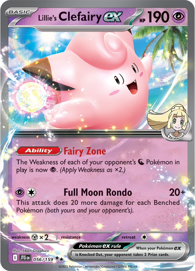Scarlet & Violet Journey Together 056/159 Lillie’s Clefairy ex