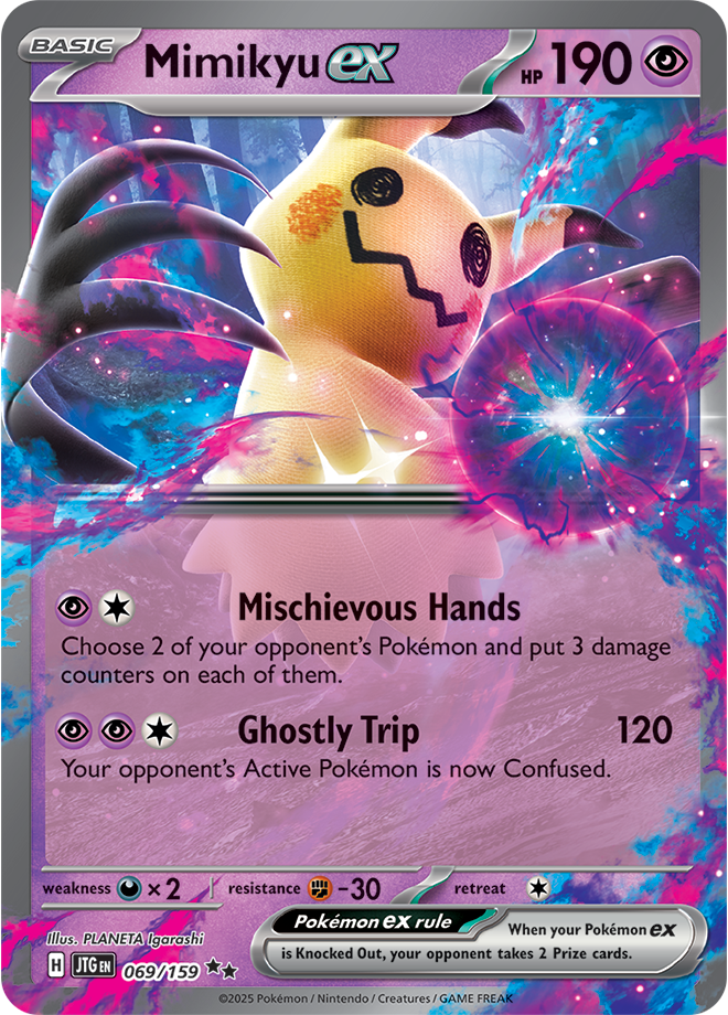 Scarlet & Violet Journey Together 069/159 Mimikyu ex