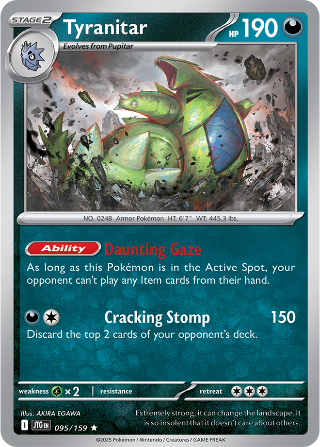 Scarlet & Violet Journey Together 095/159 Tyranitar Holo