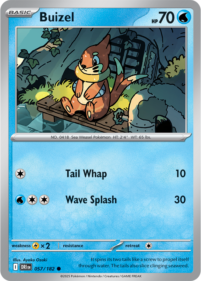 Scarlet & Violet Destined Rivals 057/182 Buizel