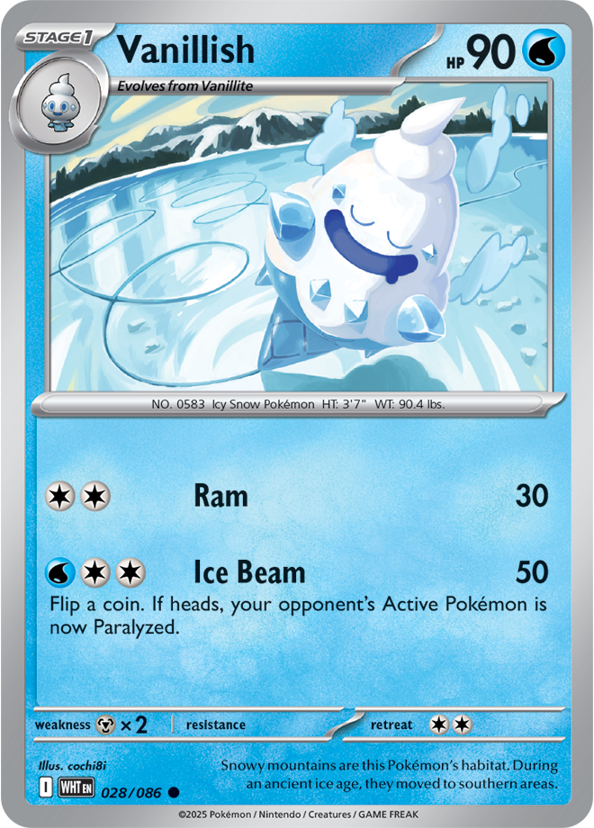 Scarlet & Violet White Flare 028/086 Vanillish